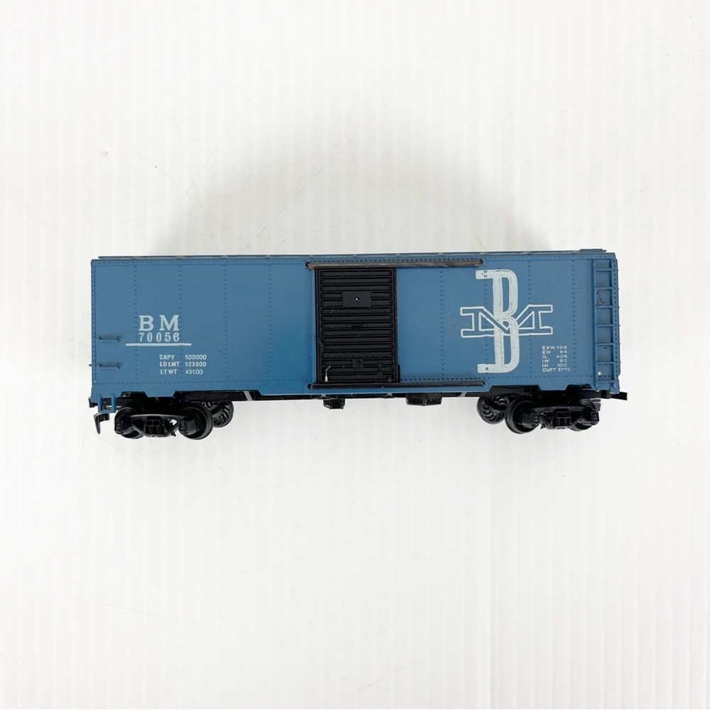Tyco HO Scale BM Boston & Maine Box Car 70056 Model Train Toy